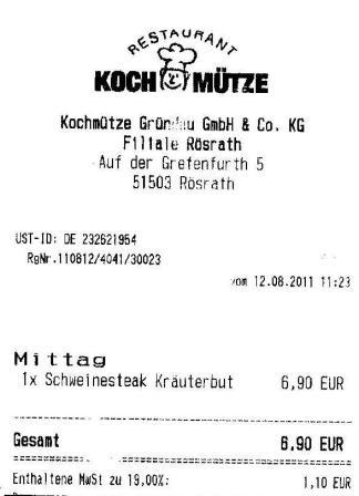 vtml Hffner Kochmtze Restaurant